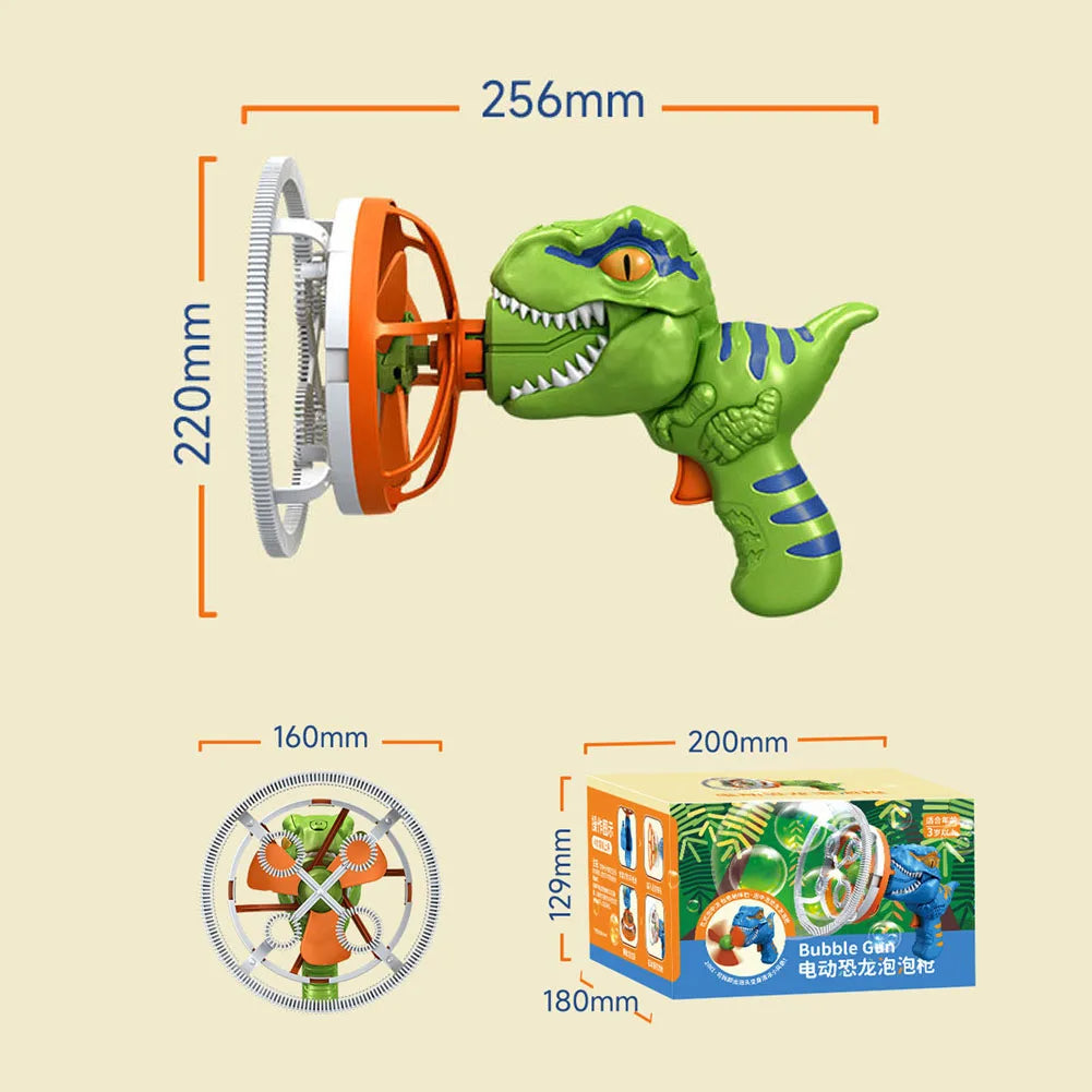 Dinosaur Bubble Blaster Gun for Kids