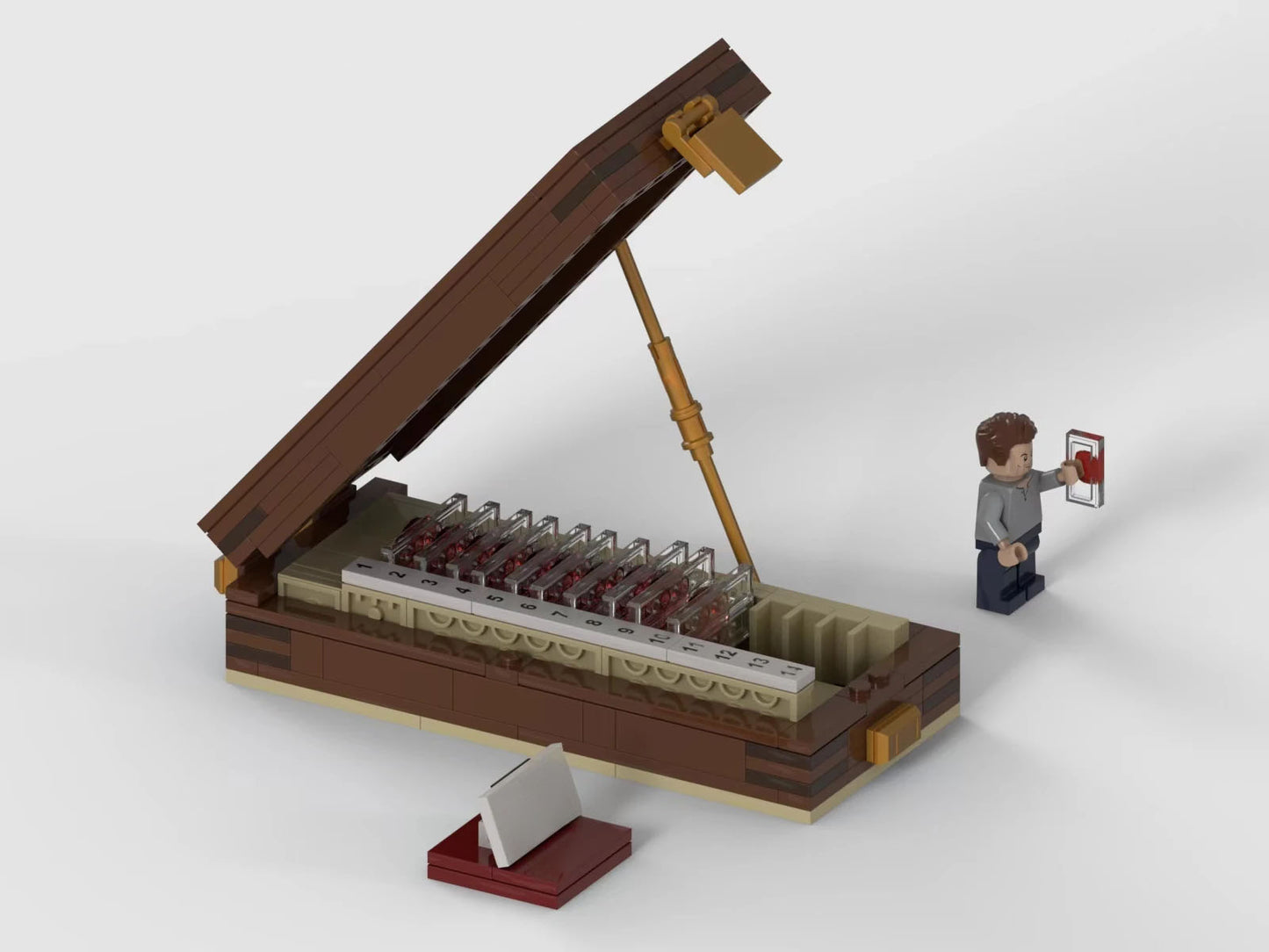 Blood Sample Themed Trophy Box Building Kit