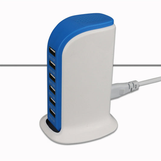 6-Port USB Power Strip Charger — Sailboat Desk Charging Hub - Image 2
