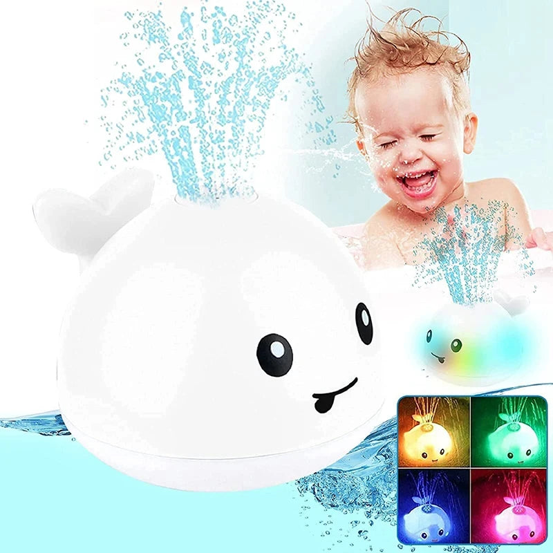 Rechargeable Whale LED Light-Up Kids Bath Toy