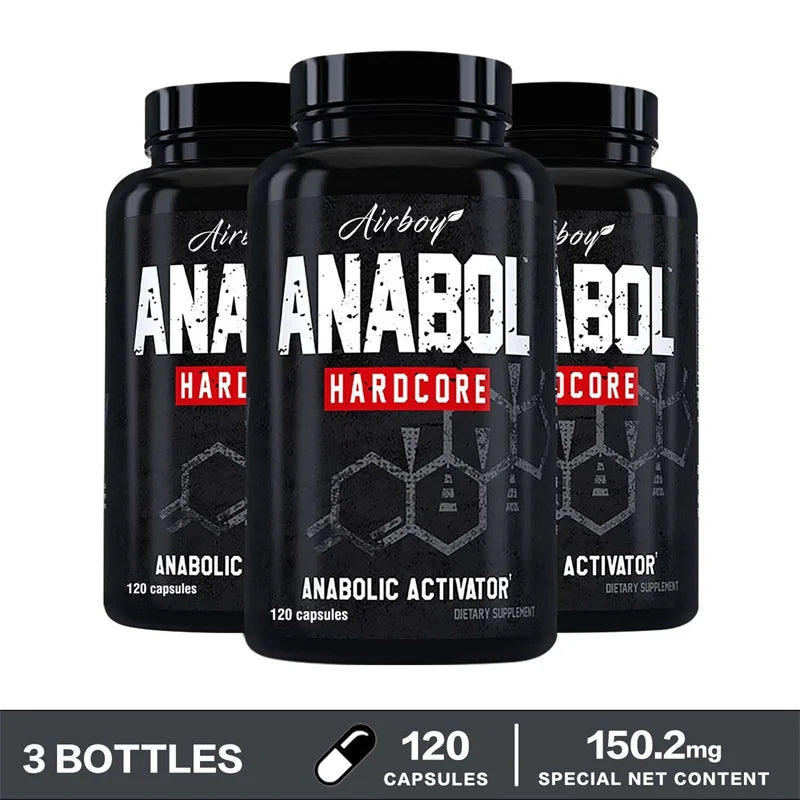 Anabol Hardcore - Make Your Muscles Bigger, Stronger, Harder & Denser, Promote Muscle Growth, Increase Strength and Endurance