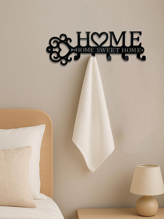 Cozy Home Wall Hooks Set Warm Metal Coat Hangers With Cute Heart Design Perfect