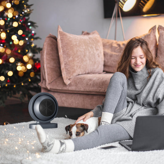 1Pc 380W Space Heater With 30 Degree Tilting Angle 3S Fast Heating Portable Desktop Electric Heater For Indoor Use With Overheat Protection Tip Over Protection For Home Office