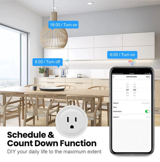 Smart Plug 16A Zigbee/WiFi — Power Monitor, Alexa (US) - Image 2