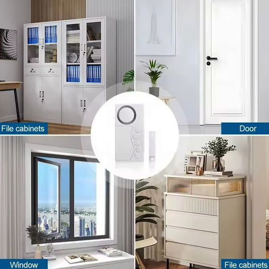 High Volume 108dB Wireless DoorAnd Window Alarm for Protection