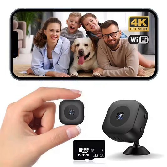 Wireless Mini 4K Security Camera with Remote Monitoring And Surveillance