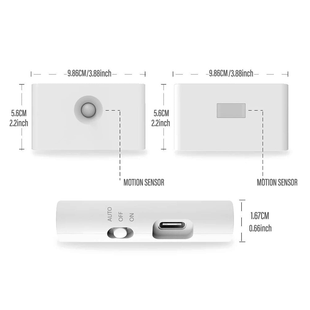 Wireless Motion Sensor Wall Light for Bedroom, Corridor And Bathroom