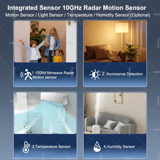 Zigbee mmWave Radar Motion Sensor — Tuya Presence Sensor - Image 2