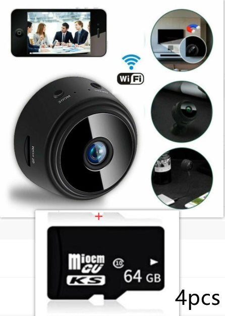 A9 Magnetic HD Security Camera with Infrared Night Vision