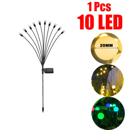 GlowSway™ Solar Firefly Lights - Swaying LED Outdoor Garden Decor (IP65 Waterproof)