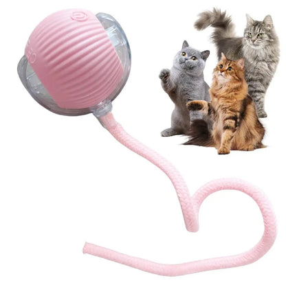 Automatic Rolling Interactive Ball Toy for Cats