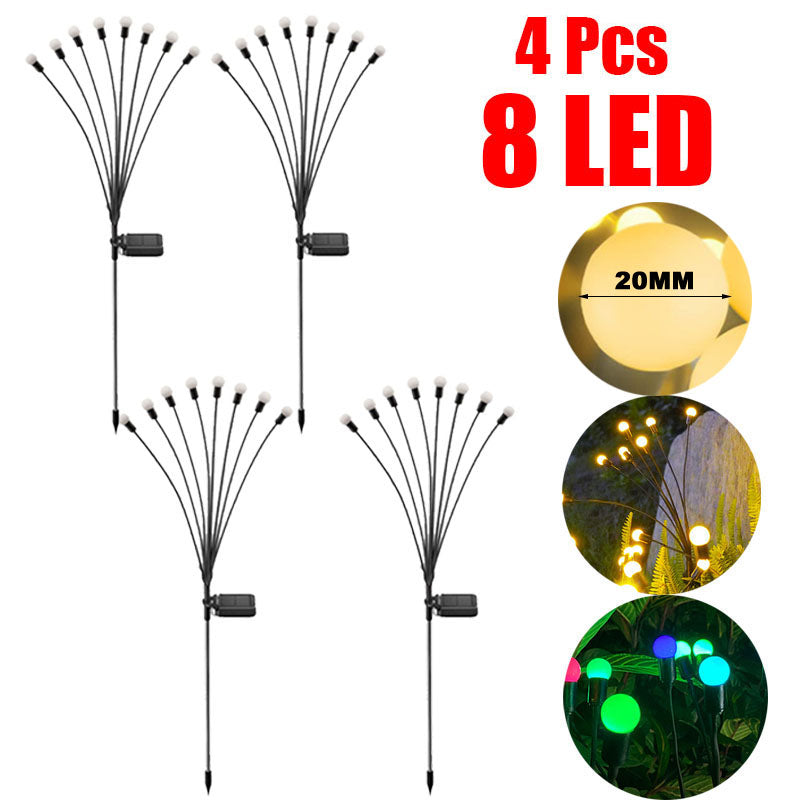 GlowSway™ Solar Firefly Lights - Swaying LED Outdoor Garden Decor (IP65 Waterproof)