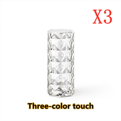 RGB Touch Dimming Nordic Crystal USB Table Lamp
