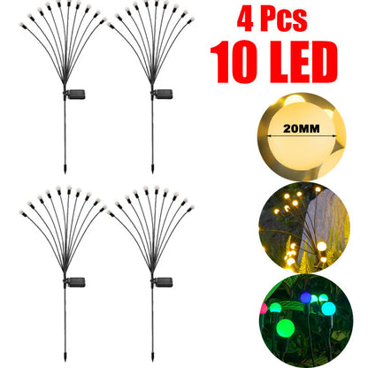 GlowSway™ Solar Firefly Lights - Swaying LED Outdoor Garden Decor (IP65 Waterproof)