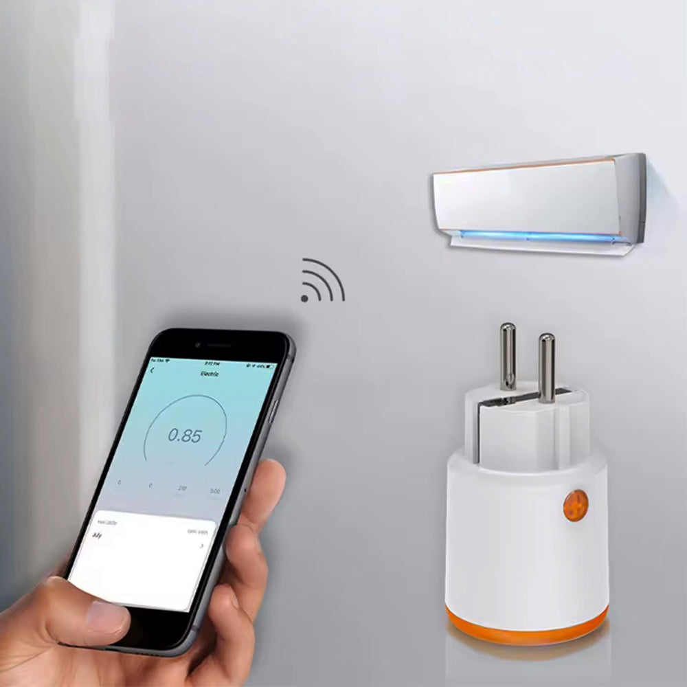Smart ZigBee 16A Outlet with Energy Monitoring for Home Assistant
