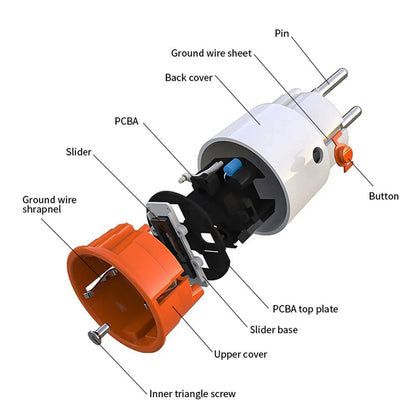 Smart ZigBee 16A Outlet with Energy Monitoring for Home Assistant