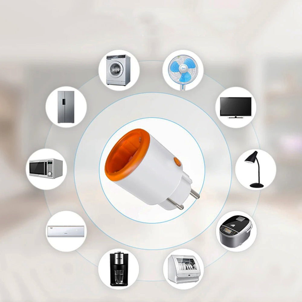 Smart ZigBee 16A Outlet with Energy Monitoring for Home Assistant