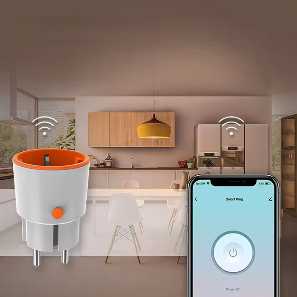 Smart ZigBee 16A Outlet with Energy Monitoring for Home Assistant