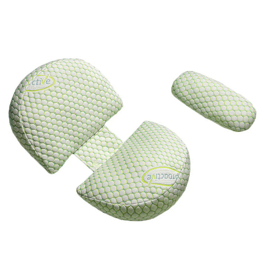 U-Shaped Waist Pillow for Pregnancy – Ergonomic Maternity Support for Better Sleep & Back Relief