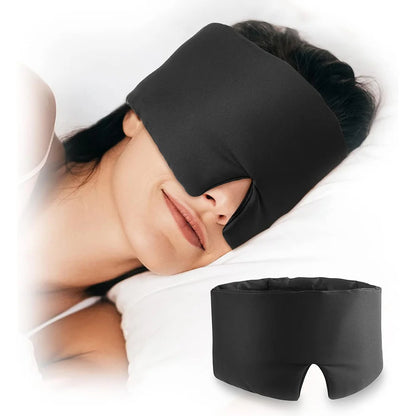 100% Natural Mulberry Silk Sleep Mask - Luxury Blackout Eye Mask for Deep Sleep & Skin Care