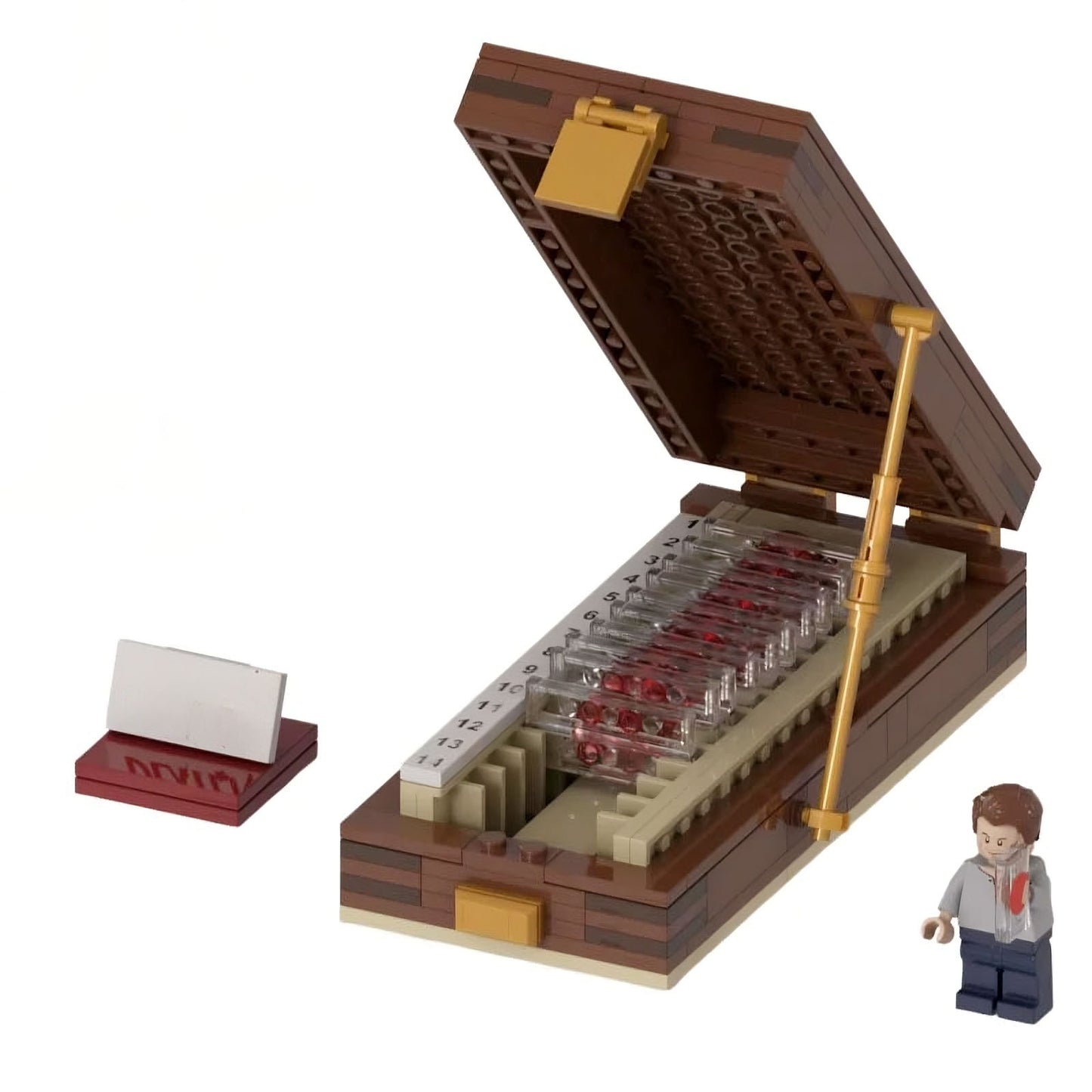 Blood Sample Themed Trophy Box Building Kit