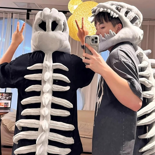 Wearable Dinosaur Skeleton Plush Toy for Kids
