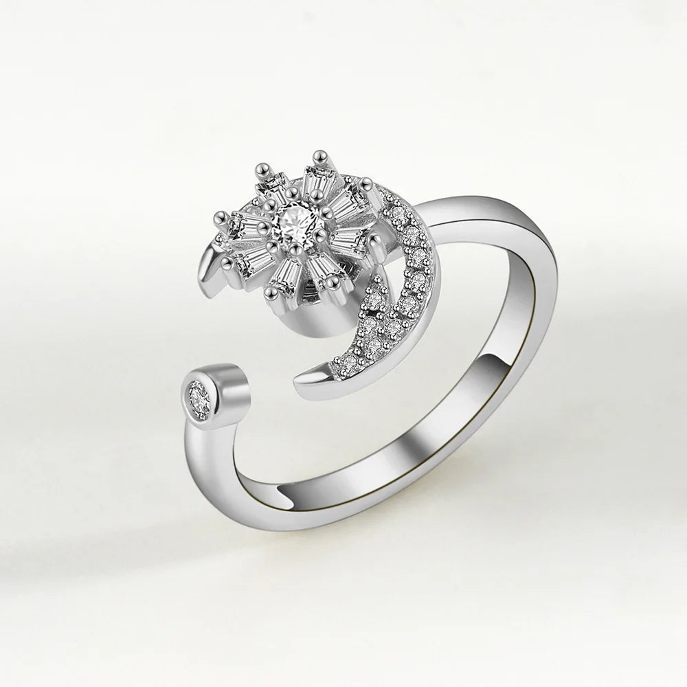 Anti-Anxiety Relief Spinner Ring for Stress And Calm
