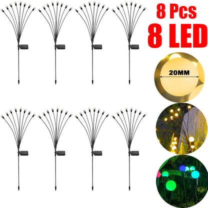GlowSway™ Solar Firefly Lights - Swaying LED Outdoor Garden Decor (IP65 Waterproof)