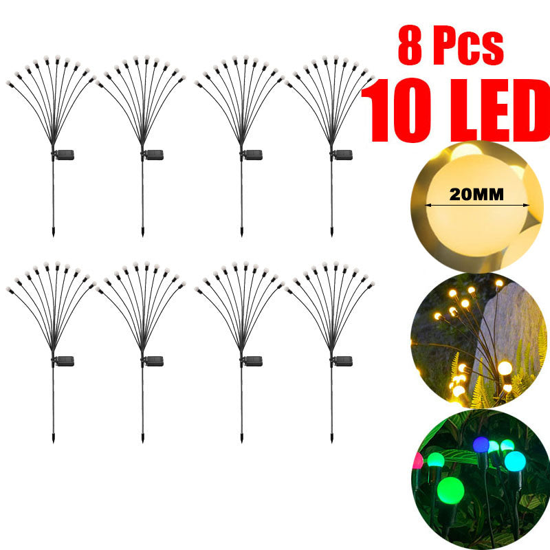 GlowSway™ Solar Firefly Lights - Swaying LED Outdoor Garden Decor (IP65 Waterproof)