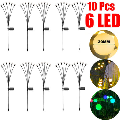 GlowSway™ Solar Firefly Lights - Swaying LED Outdoor Garden Decor (IP65 Waterproof)