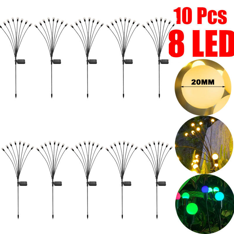GlowSway™ Solar Firefly Lights - Swaying LED Outdoor Garden Decor (IP65 Waterproof)
