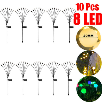 GlowSway™ Solar Firefly Lights - Swaying LED Outdoor Garden Decor (IP65 Waterproof)
