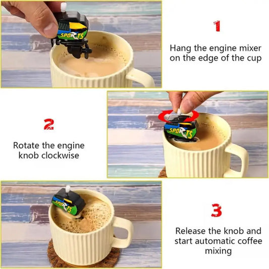 Boat Motor Automatic Coffee Stirrer