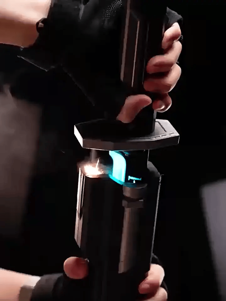 LED Glowing Sword with Sparks and Smoke Effects for Kids