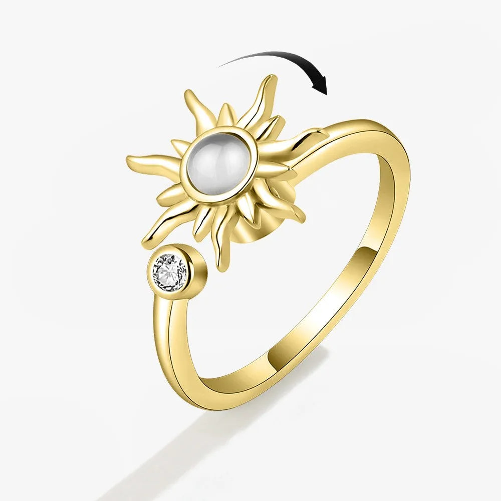Anti-Anxiety Relief Spinner Ring for Stress And Calm