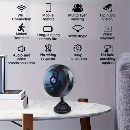 Mini WiFi Wireless Diamond HD Security Camera