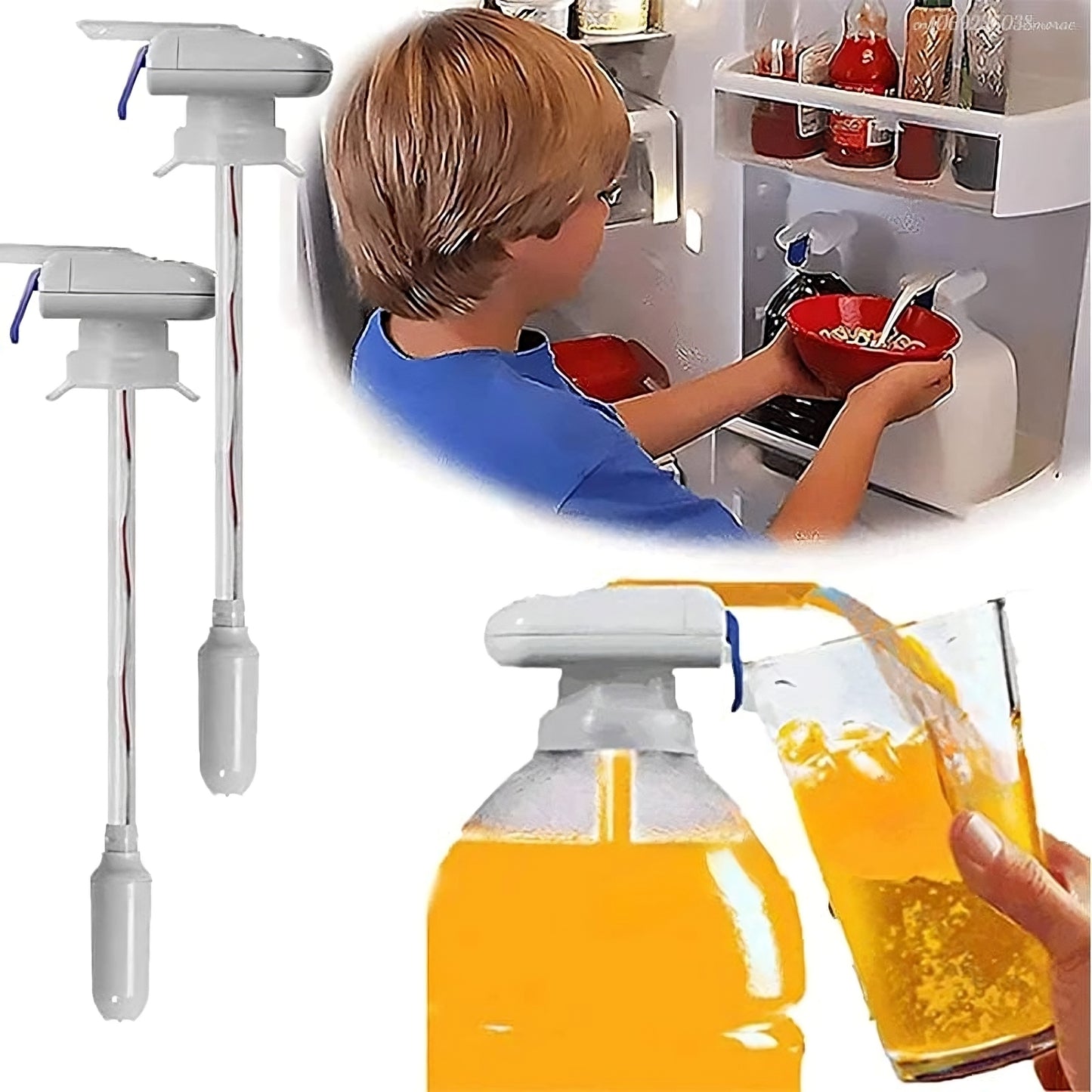 Electric Milk Dispenser - Automatic Spill-Proof Beverage Tap & Hands-Free Milk Pump