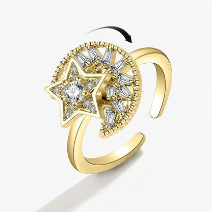 Anti-Anxiety Relief Spinner Ring for Stress And Calm