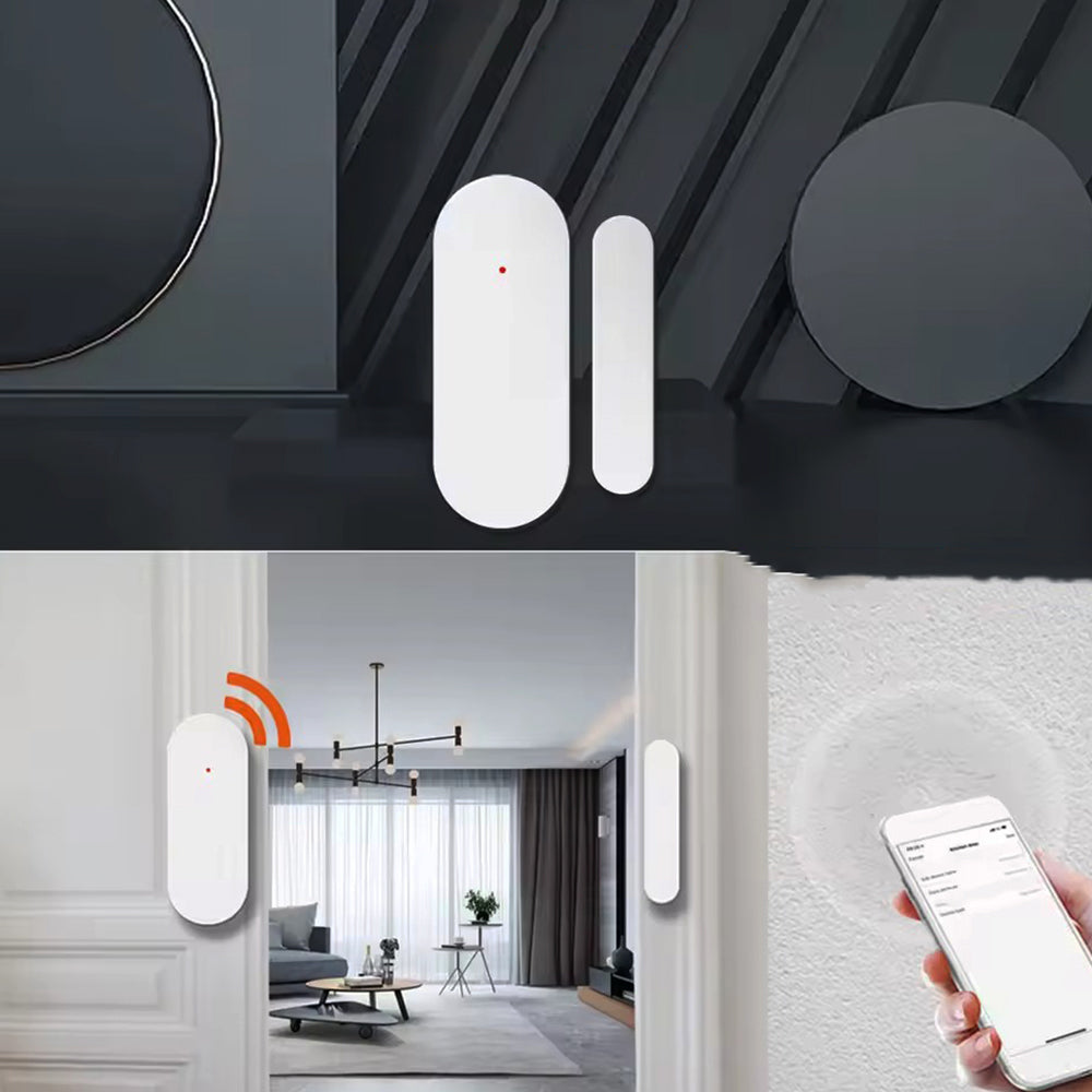 Home Alarm System with Tuya 433MHz Door/Window Detectors