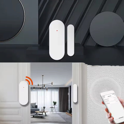 Home Alarm System with Tuya 433MHz Door/Window Detectors