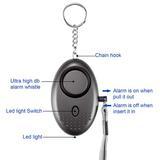 Emergency Protection Metallic Personal Safety Alarm