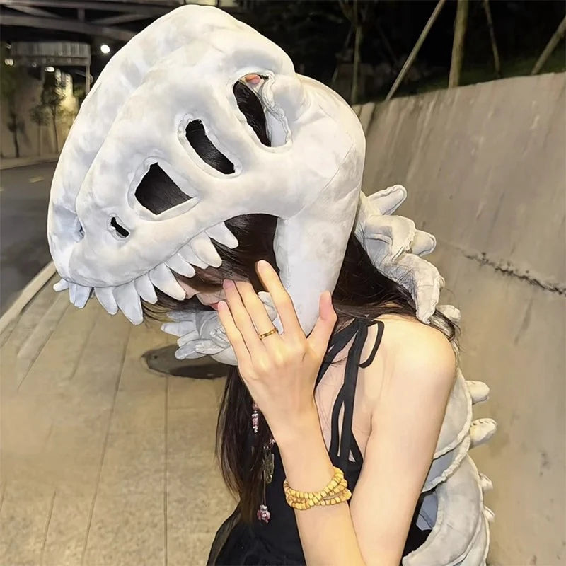 Wearable Dinosaur Skeleton Plush Toy for Kids