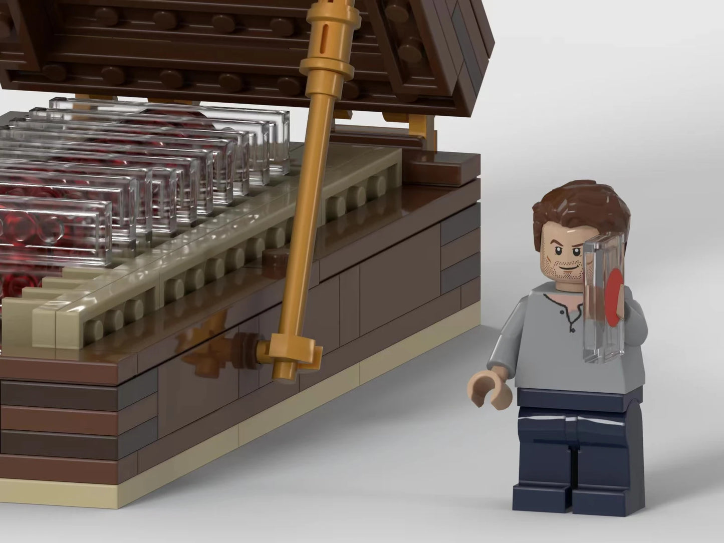 Blood Sample Themed Trophy Box Building Kit