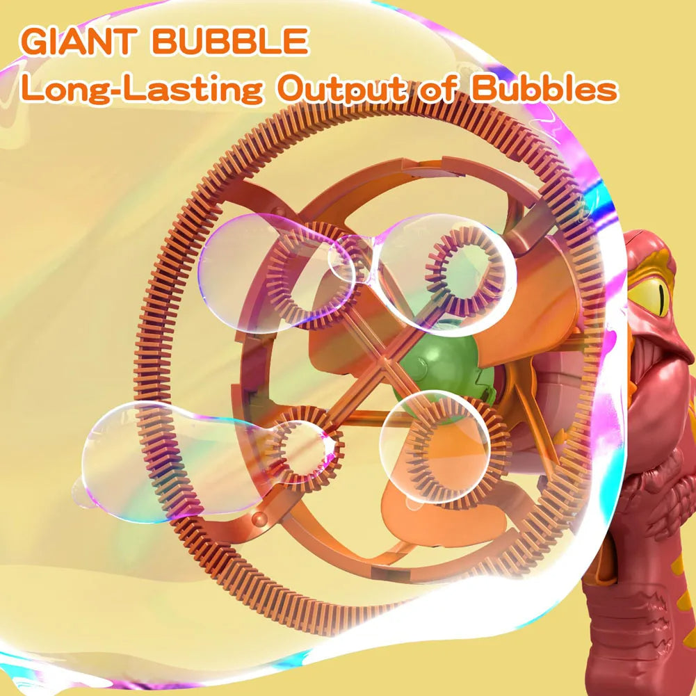 Dinosaur Bubble Blaster Gun for Kids