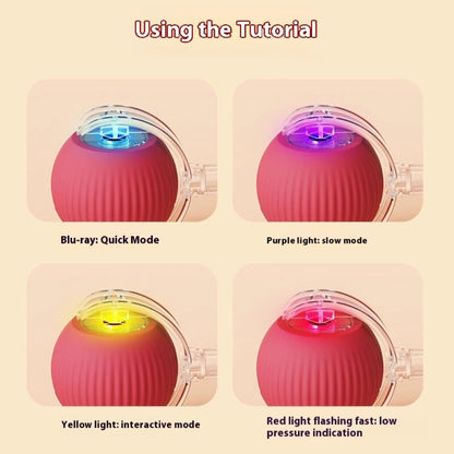 Automatic Rolling Interactive Ball Toy for Cats