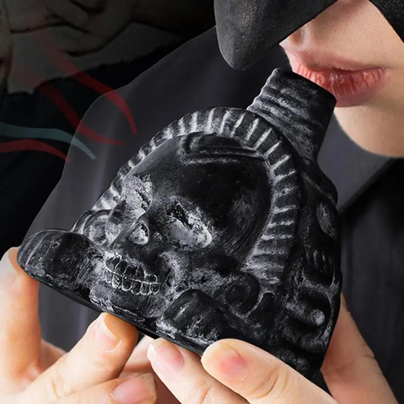 Spooky Aztec-Themed Whistle for Festivals & Fun