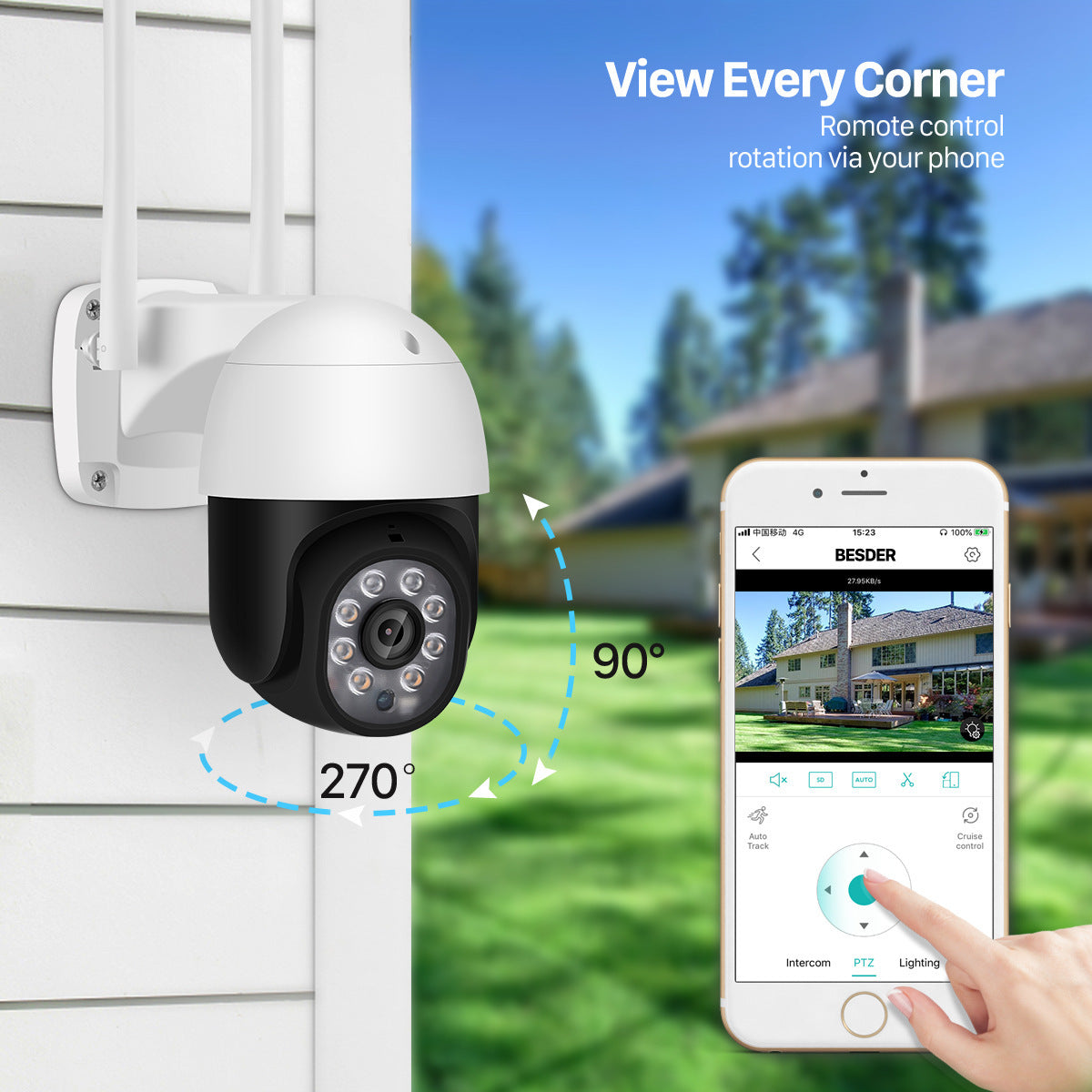 2-Inch Wireless WiFi HD Home Security Camera