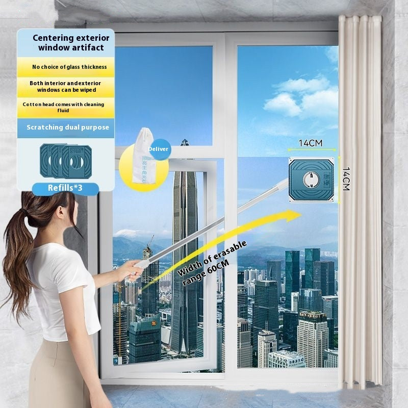 Benshang Glass Wiper High-Rise Double-Sided Window Cleaner