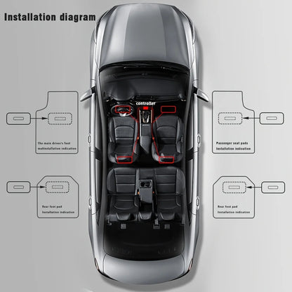 Personalized LED Car Floor Mat Light