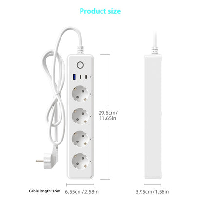 Graffiti Smart WiFi European Standard Power Strip Home